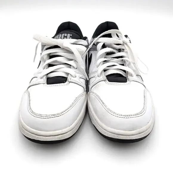 Nike Full Force Low Big Shoes Kids' White/Pewter/Black Size US4.5Y EU36.5 - Picture 2 of 14